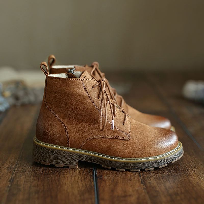 Brittisk Spetsad Dragkedja Martin Boots | Present Skor