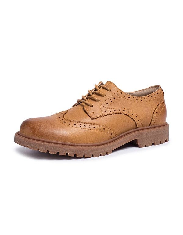 Brock Leather 2022 Spring Autumn British Oxford Shoes