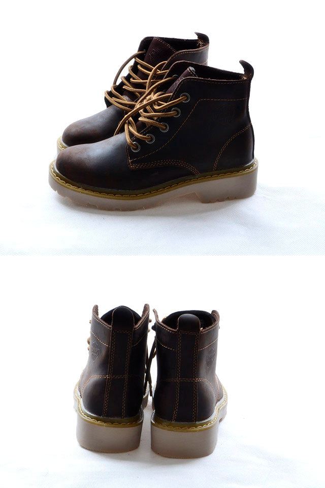 Casual Läder Kvinnors Doc Marten Boots