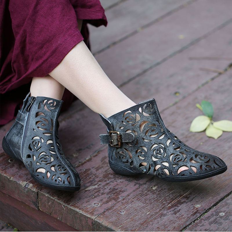 Handgjorda Summer Hollow Retro Boots | 35-42