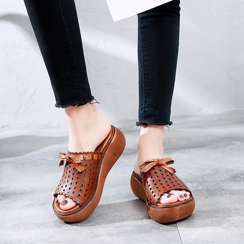 Retro Mid-heel Damtofflor | Present Skor