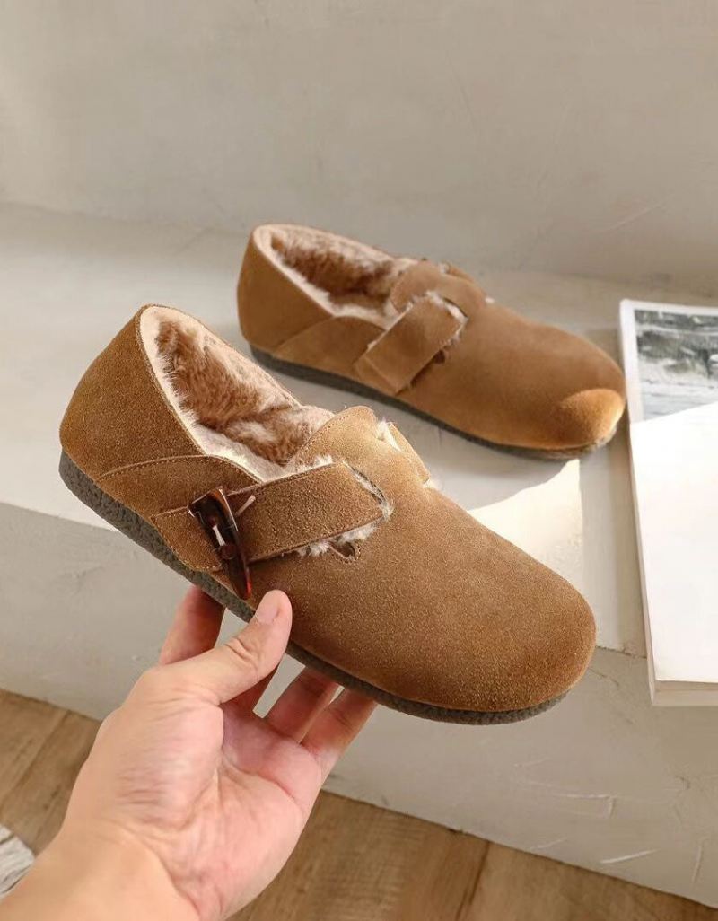 Round Head Mocka Slip-on Birkenstock Skor