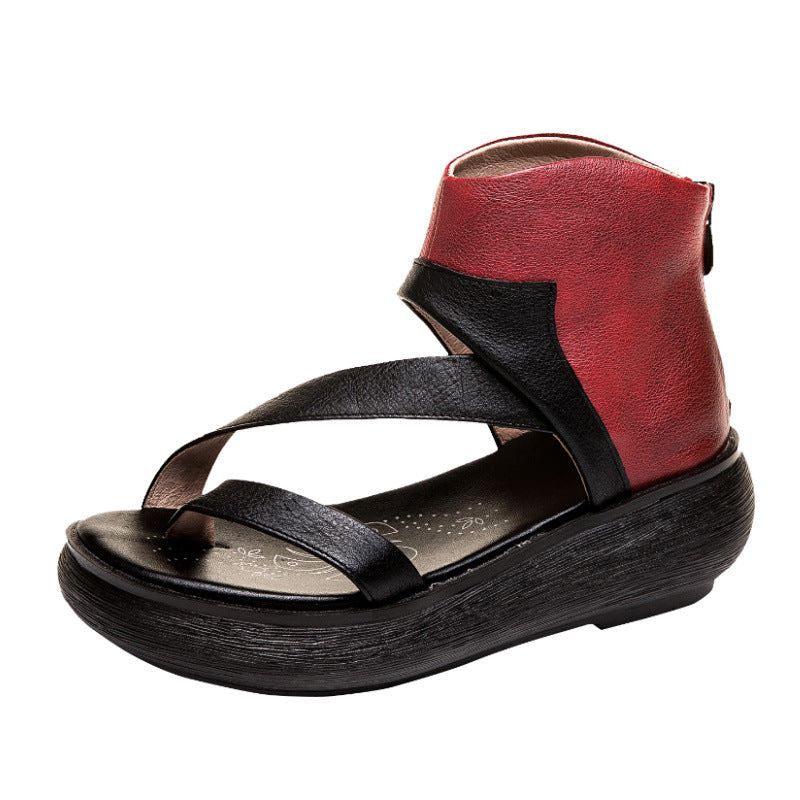 Summer Wedge Retro Fashion Strap Sandaler