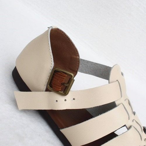 Vintage Strappy Close-to Flat Sandals | 35-41