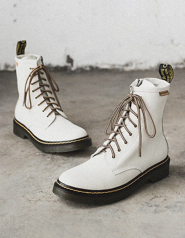 Vinter Höst Smooth Läder Lace Up Dr Marten Boots